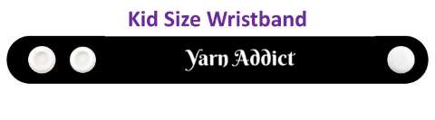 fanatic knitting yarn addict stickers, magnet