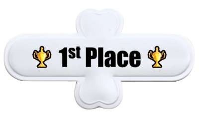 first place trophy 1st award stickers, magnet