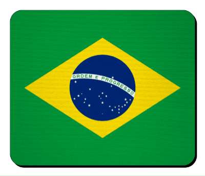 flag national country brazil stickers, magnet