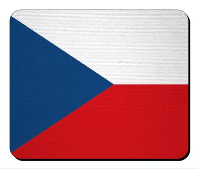 flag national country czech republic stickers, magnet