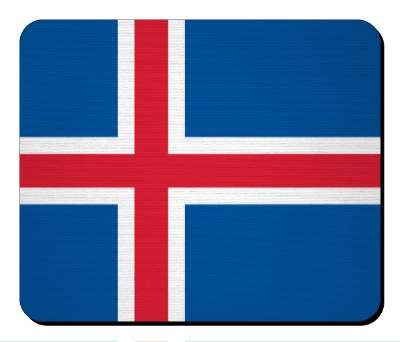 flag national country iceland stickers, magnet