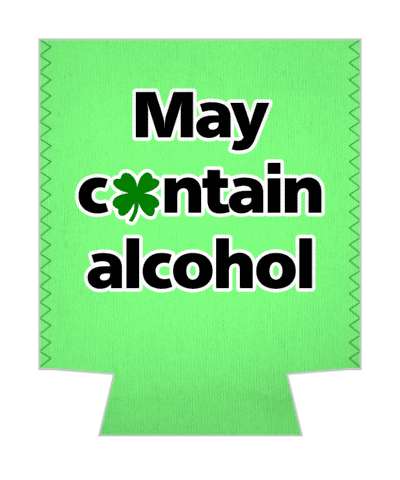 four leaf clover may contain alcohol stickers, magnet