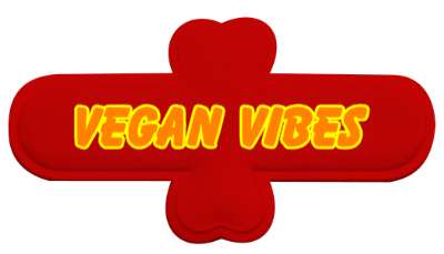 friendly vegan vibes stickers, magnet