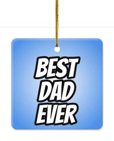 fun best dad ever bold stickers, magnet