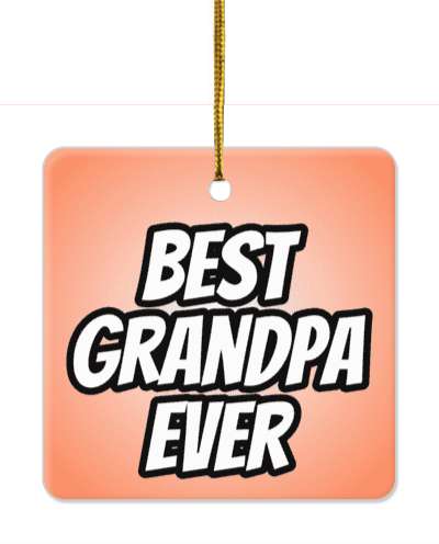 fun best grandpa ever bold stickers, magnet