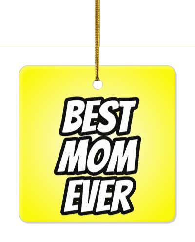 fun best mom ever bold stickers, magnet