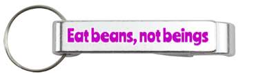 fun eat beans not beings stickers, magnet