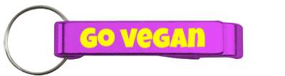 fun go vegan stickers, magnet