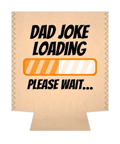 funny dad joke loading please wait progress bar stickers, magnet
