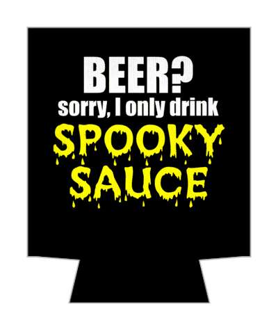 funny paranormal beer sorry i only drink spooky sauce stickers, magnet