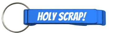 funny wordplay holy scrap stickers, magnet