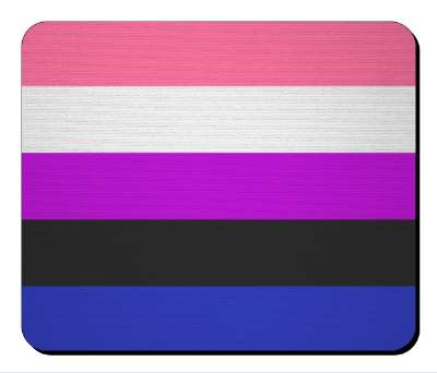 genderfluid pride lgbt lgbtq rights colors flag stickers, magnet