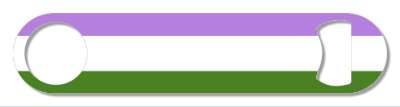genderqueer flag lgbt classic colors group series stickers, magnet