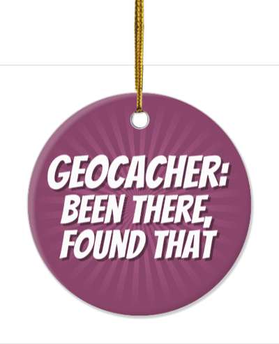 geocacher been there found that purple rays stickers, magnet