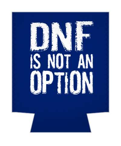 geocaching acronym dnf is not an option did not find stickers, magnet