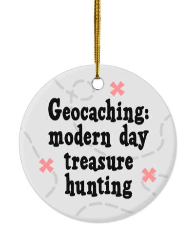 geocaching modern day treasure hunting grey treasure map stickers, magnet