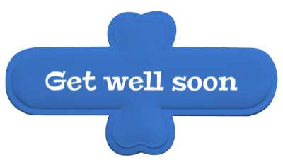 get well soon hospital stickers, magnet
