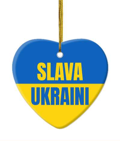 glory to ukraine slava ukraini support stickers, magnet