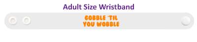 gobble til you wobble turkey day stickers, magnet
