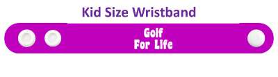 golf for life dedicated fan stickers, magnet