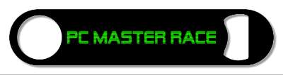 green black pc master race stickers, magnet