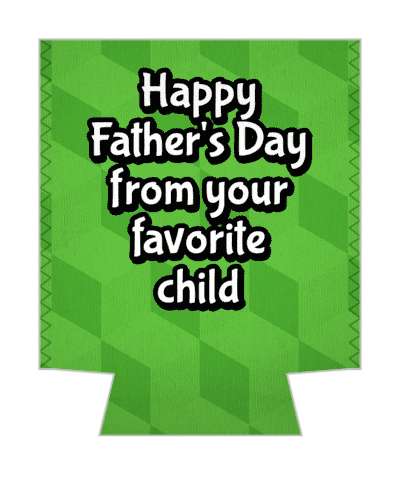 green cubes happy fathers day from your favorite child stickers, magnet