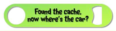 green gradient found the cache now wheres the car stickers, magnet