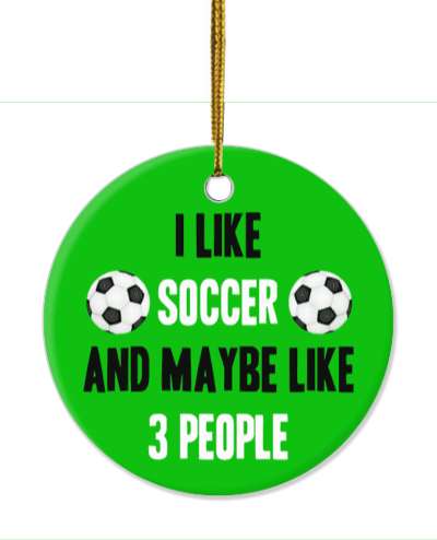 green i like soccer and maybe like three people stickers, magnet