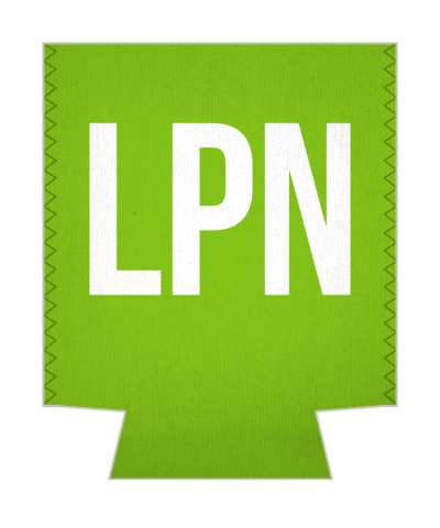 green lpn licensed practical nurses stickers, magnet