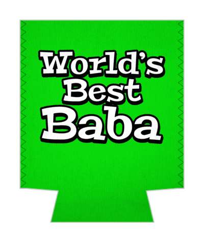 green worlds best baba stickers, magnet