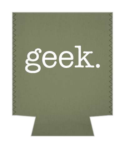 grey typewriter geek stickers, magnet