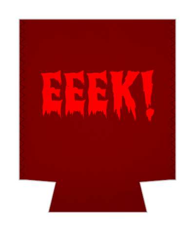halloween eeek scream red stickers, magnet