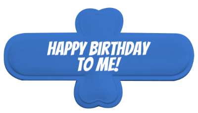 happy birthday to me bday fun party gift stickers, magnet