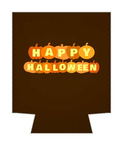 happy halloween pumpkins orange black stickers, magnet