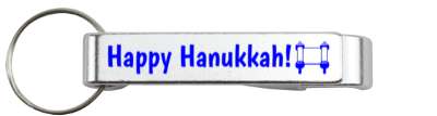 happy hanukkah scroll torah celebration stickers, magnet