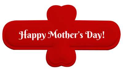 happy mothers day classic stickers, magnet