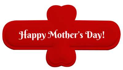 happy mothers day classic stickers, magnet