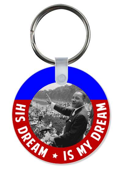 his dream is my dream star speech martin luther king jr mlk red white blue stickers, magnet