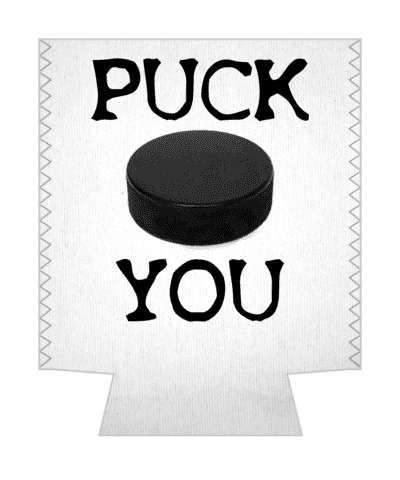 hockey puck wordplay puck you funny hockey stickers, magnet