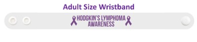 hodgkins lymphoma awareness purple awareness ribbon wristband