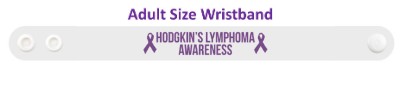 hodgkins lymphoma awareness purple awareness ribbon wristband