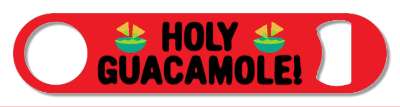 holy guacamole red chips dip stickers, magnet