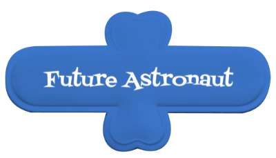 hope future astronaut stickers, magnet