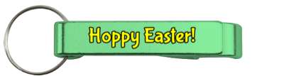 hoppy easter cute bunny pun stickers, magnet