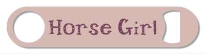 horse girl cute horseback riding stickers, magnet