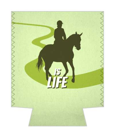 horseback riding is life horse trail silhouette stickers, magnet