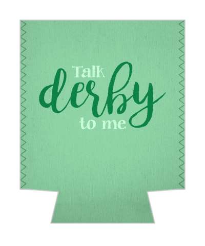 horseback talk derby to me green stickers, magnet