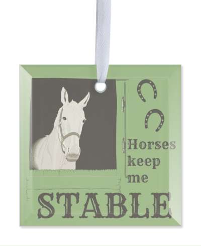 horses keep my stable wordplay pun funny stickers, magnet