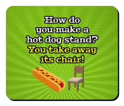 how do you make a hot dog stand you take away its chair green burst stickers, magnet