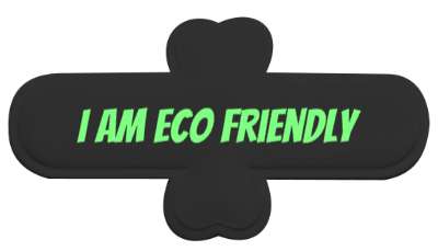 i am eco friendly stickers, magnet